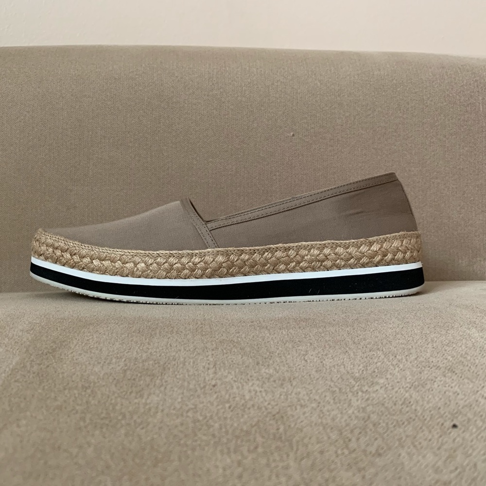 Prada Gabardine Espadrille Loafer Sneaker